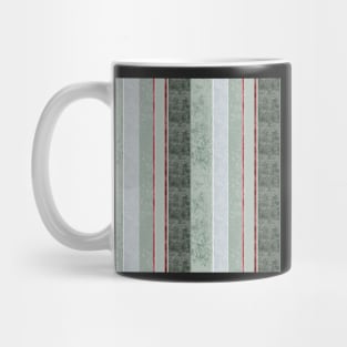 wallpaper sage and red stripes Mug